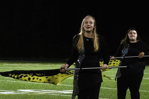 Northeast High School Marching Band Performing